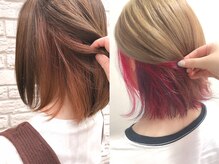 ミミヘアーガーデン(mimi hair garden)の雰囲気（イヤリングカラー/インナーカラーは色の入れ方でイメージchange!）
