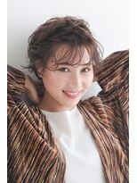 アッシュ 池袋店(Ash)&nbsp;10代20代30代『ゆるめのランダムウェーブで抜け感ショート』