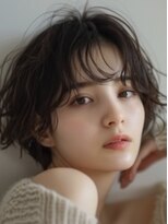 メルバ(Melva)&nbsp;黒髪/ボブルフ/ネビージュ/小顔/ワンレン/水戸/髪質改善/前髪