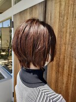 シャポン&nbsp;大人な前下がりショートボブ