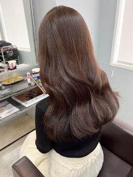 オズ 安積店(OZ) ダブルカラー外ハネボブインナーカラーハイライトケアブリーチ