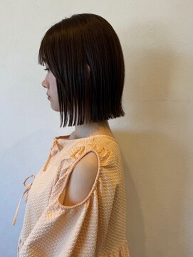 リム(Limb) ぱつっとボブ　ショコラブラウン