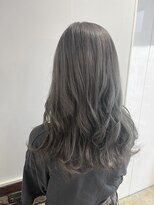 ネオリーブシェリエ 浅草店(Neolive cherie)&nbsp;【ブリーチカラー】スモーキーグレージュ/イメチェン