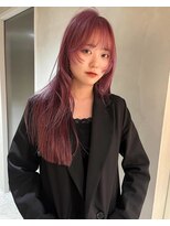 天神美容室&nbsp;【KASUMI天神美容室】秋色×カシスレッド×レイヤー
