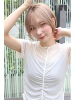 エトラ 渋谷店(etora)&nbsp;ショートカット×ひし形ショートボブ×前髪あり20代30代40代