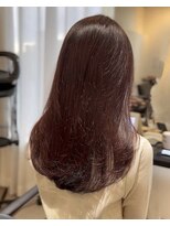 ソヨン 栄2号店(SOYON)&nbsp;愛されるレイヤーカット×ワインレッド