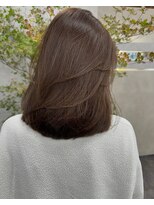 オズ 郡山桑野店(OZ)&nbsp;黒髪ボブルフネビージュ小顔ワンレン