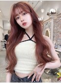 縮毛矯正 韓国風 ダブルカラー 髪質改善41211