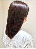 前髪/マチルダボブ/ピンクベージュ/インナーグレージュ[稲毛駅]