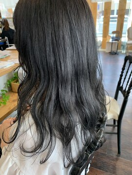 ルプラ カルム(le-pla Calme) ダークネイビーグレー/ブルーグレージュ 20代30代40代