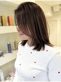 ハイライトバレイヤージュダブルカラーケアブリーチ30代40代