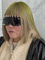 オリノ(olino)&nbsp;【olino】艶ハイトーン20代30代☆アンブレラ　ライムグリーン