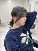 13756黒髪くびれヘア髪質改善レイヤーカット韓国ポニーテール