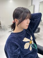 ベレーザシェルト(Beleza scelto)&nbsp;13756黒髪くびれヘア髪質改善レイヤーカット韓国ポニーテール