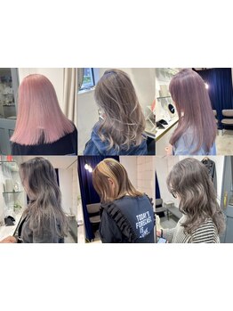 【透明感*ブリーチカラー】トレンドのハイライトやブリーチなしダブルカラーもletonにお任せ[東銀座]