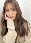 20代30代40代大人可愛いシースルーバング艶髪