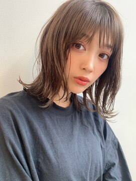 サンド 名古屋(sand) アプリコットオレンジくびれヘアハイライトカラー名古屋ショート