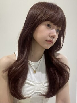 ノイ 銀座(noi) 顔周りレイヤーカットロングレイヤーベージュカラー