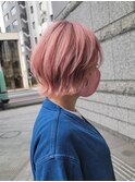レイヤーカット/スモーキーピンク/20代30代40代