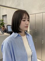 ザザ ZA/ZA 茗荷谷&nbsp;内巻きボブ×マロンブラウン