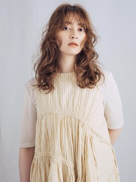 レジュアル(RESSUAL) デザインカラーレイヤーカットウェットヘア夏オリーブベージュ