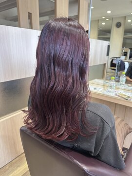 レーブバイファースト(reve by first) ブリーチ有＊ワインレッド