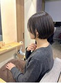 首元すっきりで品よくまとまる大人ミニボブ
