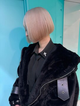 ユー イケブクロ(u Ikebukuro) ダブルカラー/ボブ/ミルクティーベージュ/グレージュ