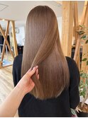 ミルクティーベージュカラー松本市美容室