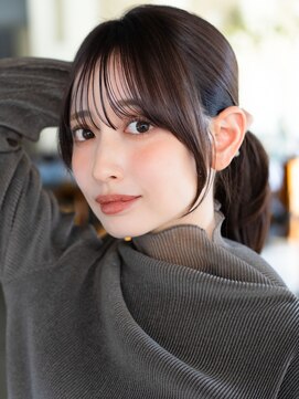 エインアンリー 明治神宮前(AIN.ANLY.) レイヤーカット韓国ボブパーマコテ巻き風パーマインナーカラー