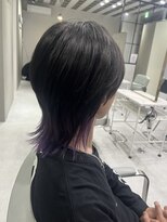 ホワイト(WHITE)&nbsp;デザインウルフ　インナーパープル