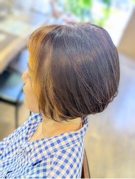 シルフ 武蔵小金井店(sylph) フェイスフレーミング 白髪ぼかしショートグラ