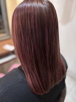 マイノリティー(Minority Produced By TOPHAIR)&nbsp;白髪ぼかしアンブレラ　アンダーブリーチ　ピンクベージュ