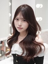キャリ 渋谷(care)&nbsp;シースルー流し前髪、シースルバング