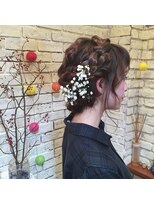 ドロップス ヘアー(Drops hair)&nbsp;フレンチブライダルアレンジ (Chae)