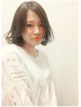 ラウンジ モリオ イケブクロ(Lounge MORIO Ikebukuro) 【morio池袋】黒髪ウェットボブ