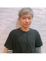 ヘア デザイン クランプ フロント(Hair Design CLAMP front) 刈上げマッシュ×シルバー