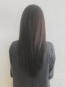 フェリシータ 服部店(felicita) グレージュカラー×ダメージレスストレート