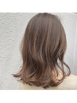 コキーユ(Coquille)&nbsp;大人可愛いハイライト☆鎖骨セミディ