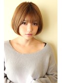 ３０代・４０代に人気丸みが可愛い大人ボブ