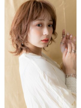 カバーヘア ブリス 川口(COVER HAIR bliss) 大人可愛いフレンチガーリー鎖骨ミディアムZ川口20代30代40代