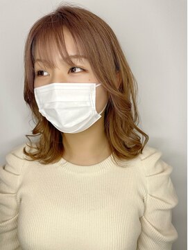 ロッカ ヘアーイノベーション(rocca hair innovation) 暖色系カラー/韓国風ミディアム