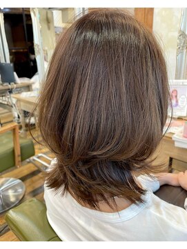 アリスバイアフロート 自由が丘(ALICe by AFLOAT) ミニくびれ（くすみブルーミニウルフデジタルパーマ