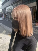 ラフ 難波店(LAFF)&nbsp;#黒髪#ボブルフ#ネビージュ#小顔#ワンレン