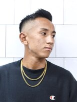 メリケンバーバーショップ コウベ(MERICAN BARBERSHOP KOBE) スキンフェードアップバングN