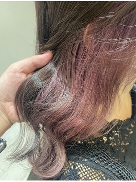 サミット アメ(SUMMIT ame.) 【 tomona 】ピンクパープル　インナーカラー