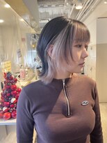 フィゼル 福島店(fizelle)&nbsp;シルバーインナーカラー＊いけもとみお