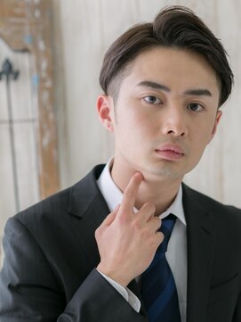 モッズヘアメン 札幌月寒店(mod's hair men) 七三ワイルドアップバング/フェードカットマッシュh札幌月寒