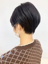 クオリス 上福岡店(QUALIS)&nbsp;ショートカット/グラデーションショート/耳掛け/黒髪/30代40代