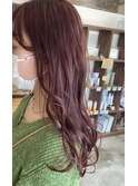 透明感たっぷりピンクブラウン